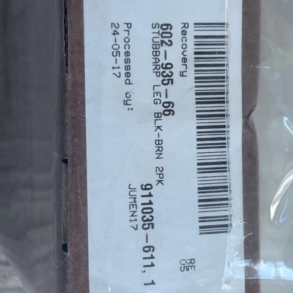 New in box IKEA STUBBARP Leg, black-brown ,2pack